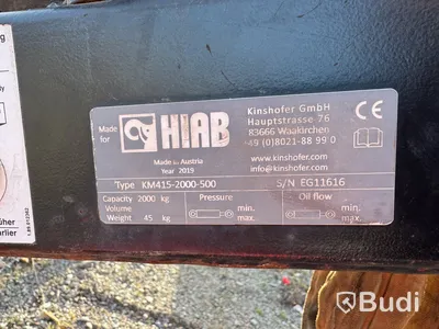 Pallgaffel Hiab 2T 2019