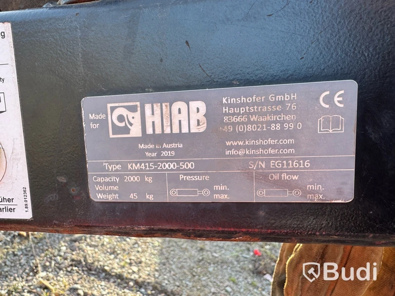 Pallgaffel Hiab 2T 2019