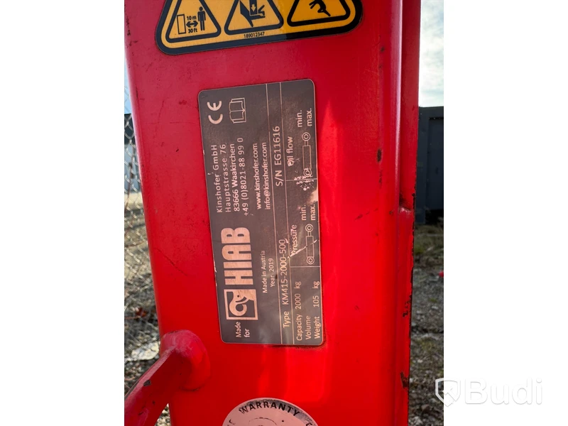 Pallgaffel Hiab 2T 2019
