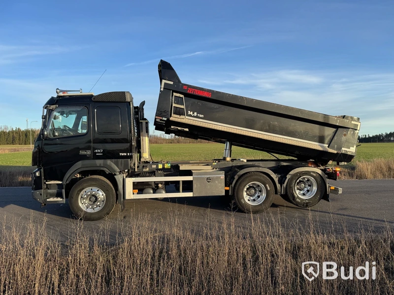 Tippbil Volvo FMX 410 6x4 -2017 | Lyftbar tandem | Zetterbergs ZD4