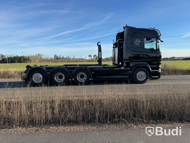 Lastväxlare Scania R580 8X4-4 -2017 | JOAB L24 med asfaltsbalk