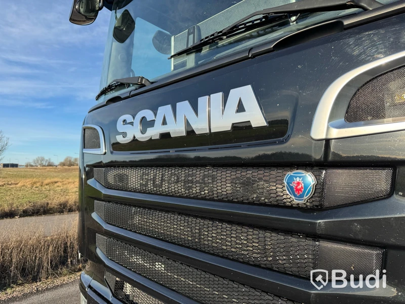 Lastväxlare Scania R580 8X4-4 -2017 | JOAB L24 med asfaltsbalk