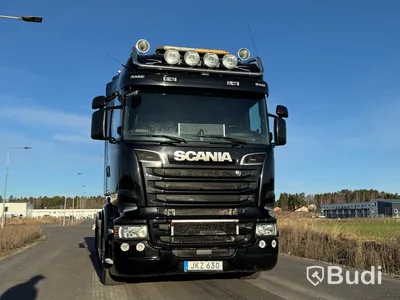 Lastväxlare Scania R580 8X4-4 -2017 | JOAB L24 med asfaltsbalk