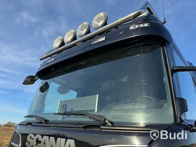 Lastväxlare Scania R580 8X4-4 -2017 | JOAB L24 med asfaltsbalk