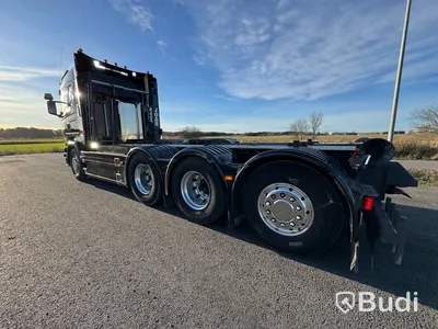 Lastväxlare Scania R580 8X4-4 -2017 | JOAB L24 med asfaltsbalk