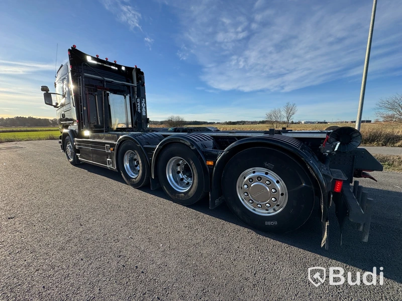 Lastväxlare Scania R580 8X4-4 -2017 | JOAB L24 med asfaltsbalk