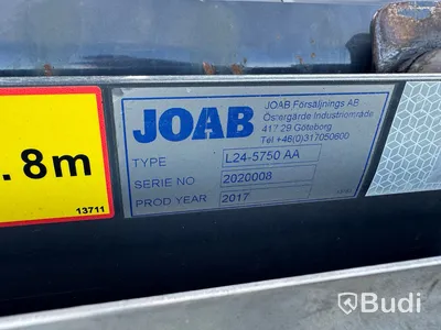 Lastväxlare Scania R580 8X4-4 -2017 | JOAB L24 med asfaltsbalk