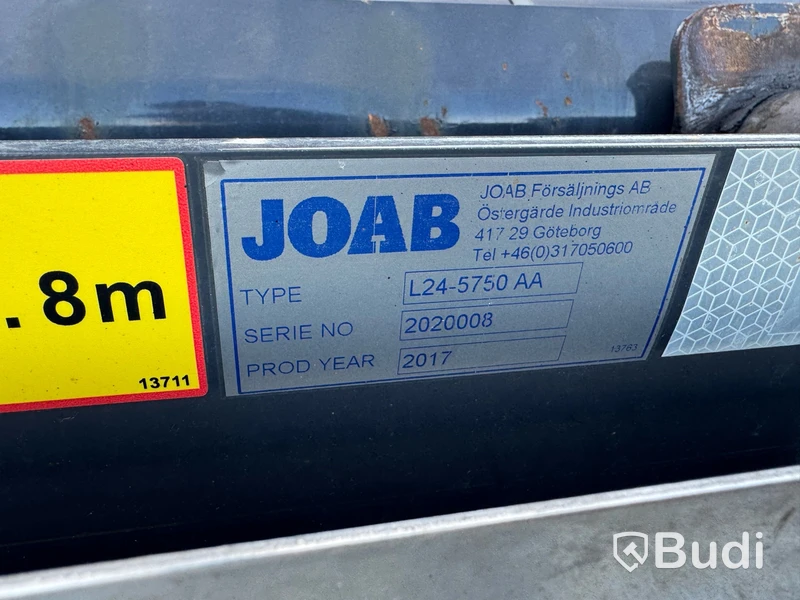 Lastväxlare Scania R580 8X4-4 -2017 | JOAB L24 med asfaltsbalk