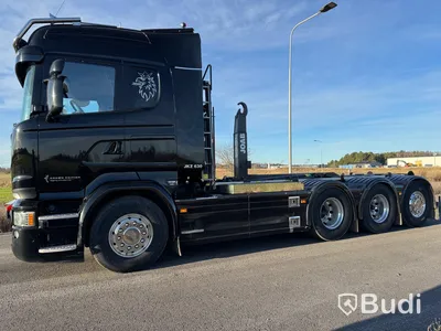 Lastväxlare Scania R580 8X4-4 -2017 | JOAB L24 med asfaltsbalk