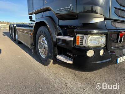 Lastväxlare Scania R580 8X4-4 -2017 | JOAB L24 med asfaltsbalk