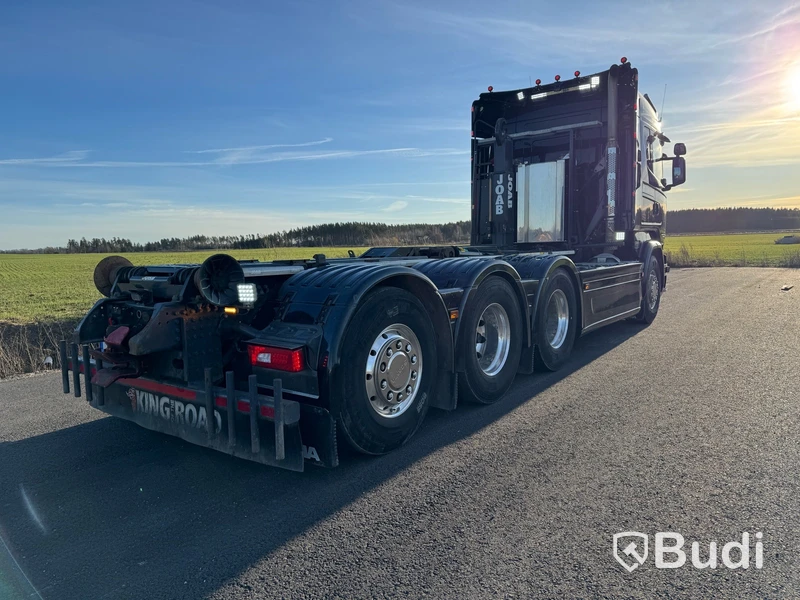 Lastväxlare Scania R580 8X4-4 -2017 | JOAB L24 med asfaltsbalk