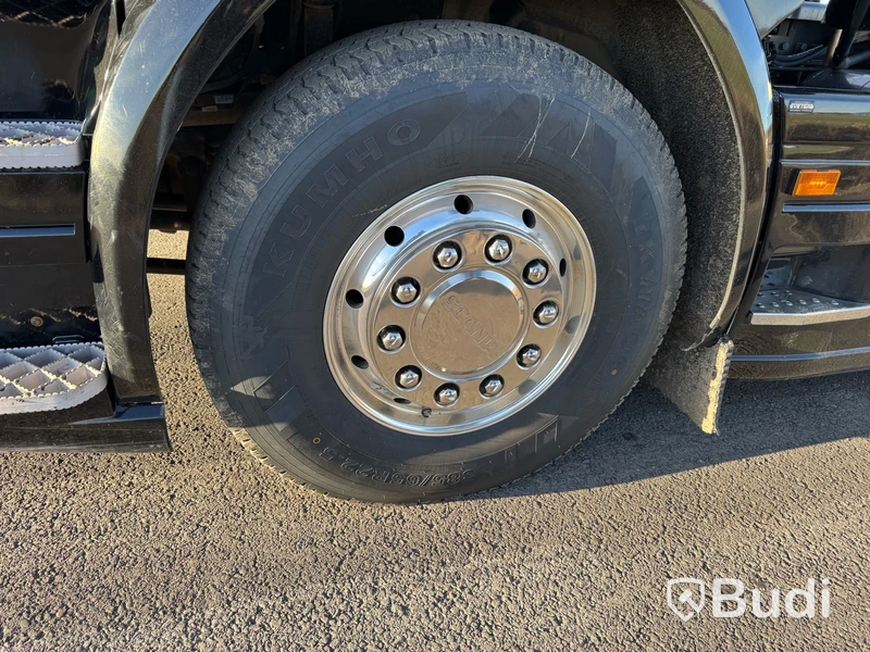 Lastväxlare Scania R580 8X4-4 -2017 | JOAB L24 med asfaltsbalk