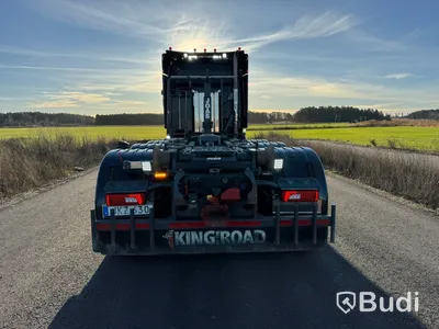 Lastväxlare Scania R580 8X4-4 -2017 | JOAB L24 med asfaltsbalk