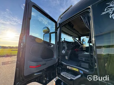 Lastväxlare Scania R580 8X4-4 -2017 | JOAB L24 med asfaltsbalk