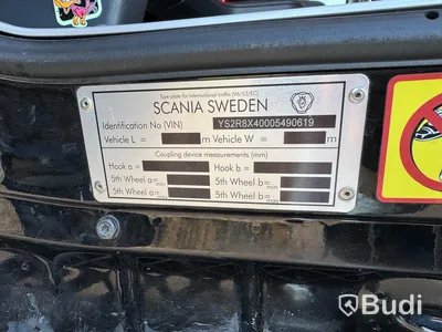 Lastväxlare Scania R580 8X4-4 -2017 | JOAB L24 med asfaltsbalk