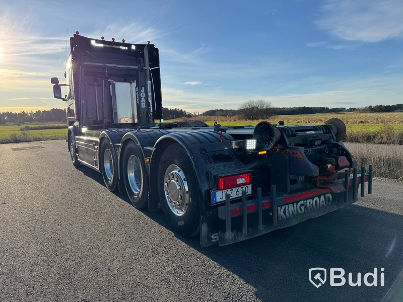 Lastväxlare Scania R580 8X4-4 -2017 | JOAB L24 med asfaltsbalk