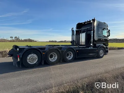 Lastväxlare Scania R580 8X4-4 -2017 | JOAB L24 med asfaltsbalk