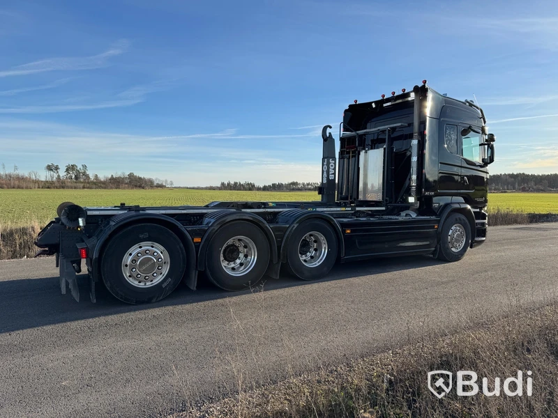 Lastväxlare Scania R580 8X4-4 -2017 | JOAB L24 med asfaltsbalk