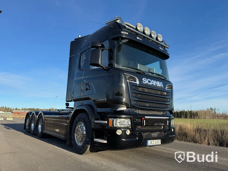 Lastväxlare Scania R580 8X4-4 -2017 | JOAB L24 med asfaltsbalk