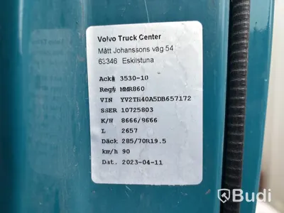 Distributionsbil Volvo FL | 47822 mil | 2013 | PLS | ÖBS