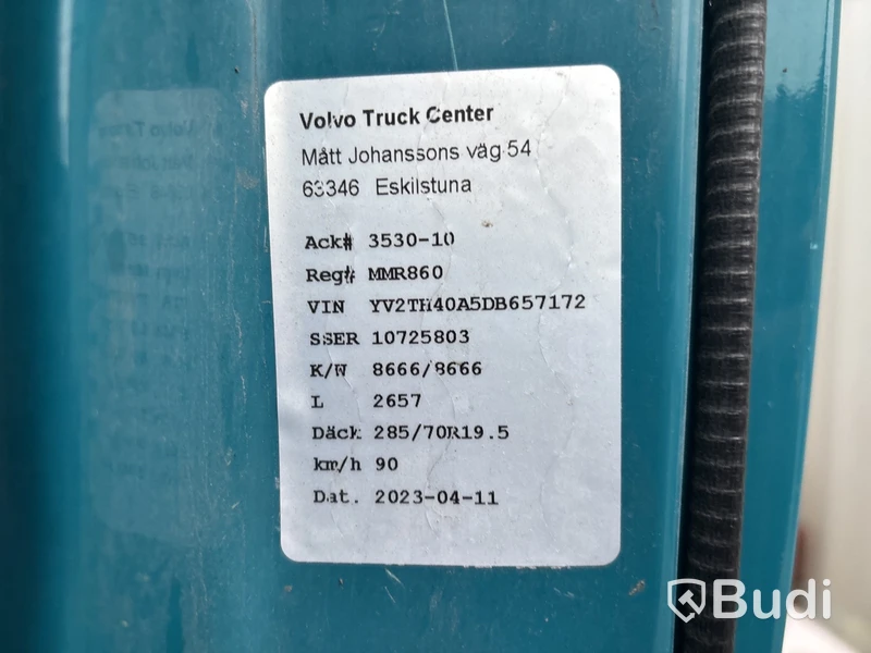 Distributionsbil Volvo FL | 47822 mil | 2013 | PLS | ÖBS