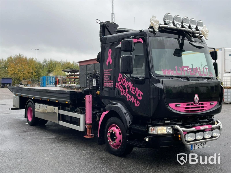 Lastbil Renault DXI15215 Bärgningsbil med kran