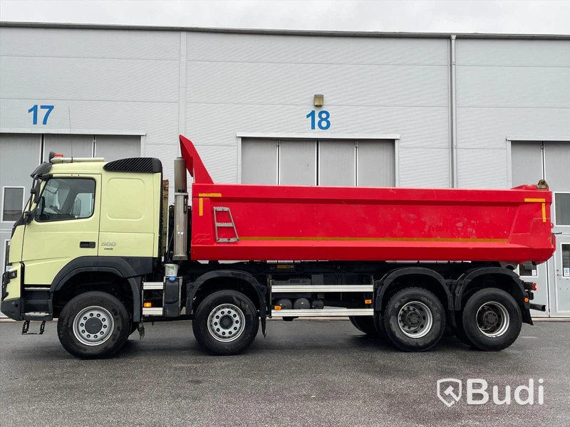 Lastbil Volvo FMX 500 8X4 Dumper Zetterbergs