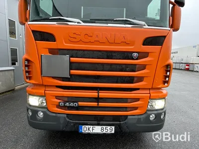 Lastbil Scania G440 6x2 Fjärrbil med öppningsbarsida