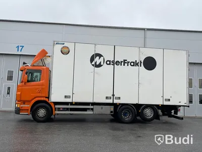 Lastbil Scania G440 6x2 Fjärrbil med öppningsbarsida