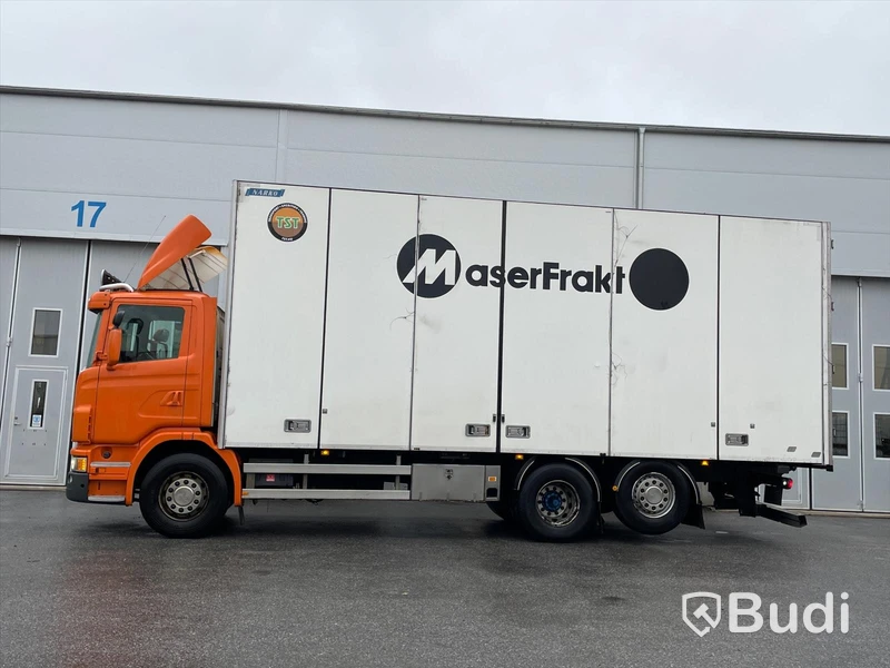 Lastbil Scania G440 6x2 Fjärrbil med öppningsbarsida