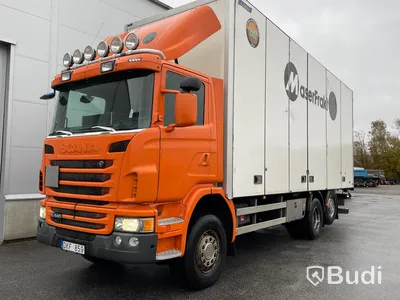 Lastbil Scania G440 6x2 Fjärrbil med öppningsbarsida
