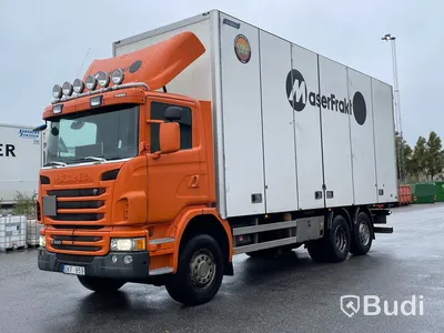 Lastbil Scania G440 6x2 Fjärrbil med öppningsbarsida