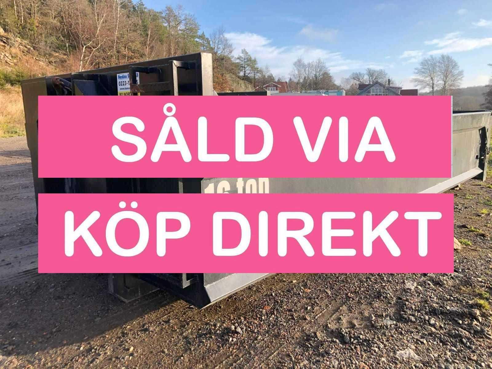 Schaktflak Premium 13m3 6,3m Begagnad. SÅLD