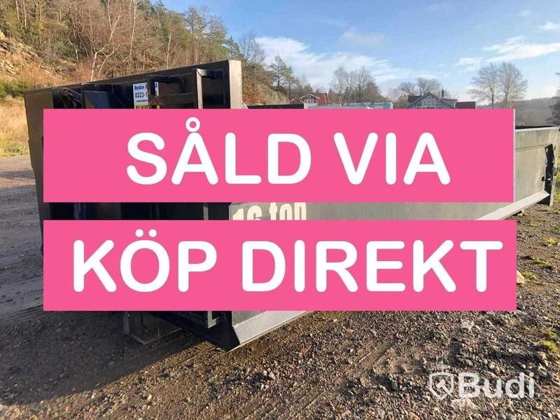 Schaktflak Premium 13m3 6,3m Begagnad. SÅLD