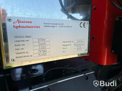 Lastbil Scania P410 Tip&kran PK22002D plogbilsförberedd