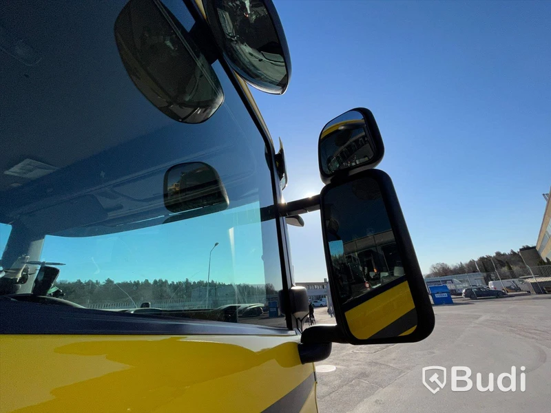 Lastbil Scania P410 Tip&kran PK22002D plogbilsförberedd