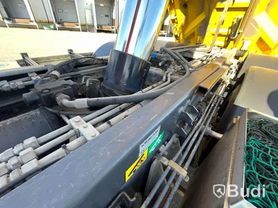 Lastbil Scania P410 Tip&kran PK22002D plogbilsförberedd