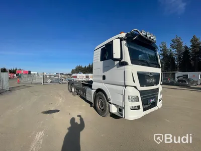 Lastbil MAN TGX 26.500 med Hiab lastväxlare 21T multilift