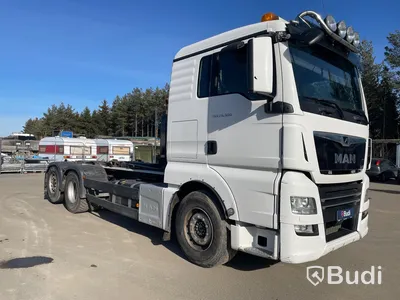 Lastbil MAN TGX 26.500 med Hiab lastväxlare 21T multilift