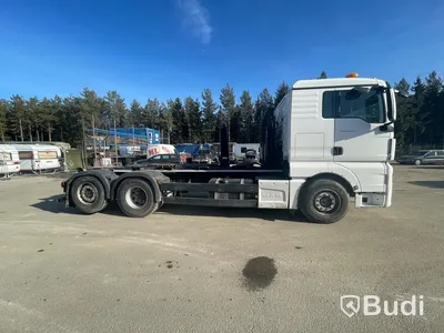 Lastbil MAN TGX 26.500 med Hiab lastväxlare 21T multilift