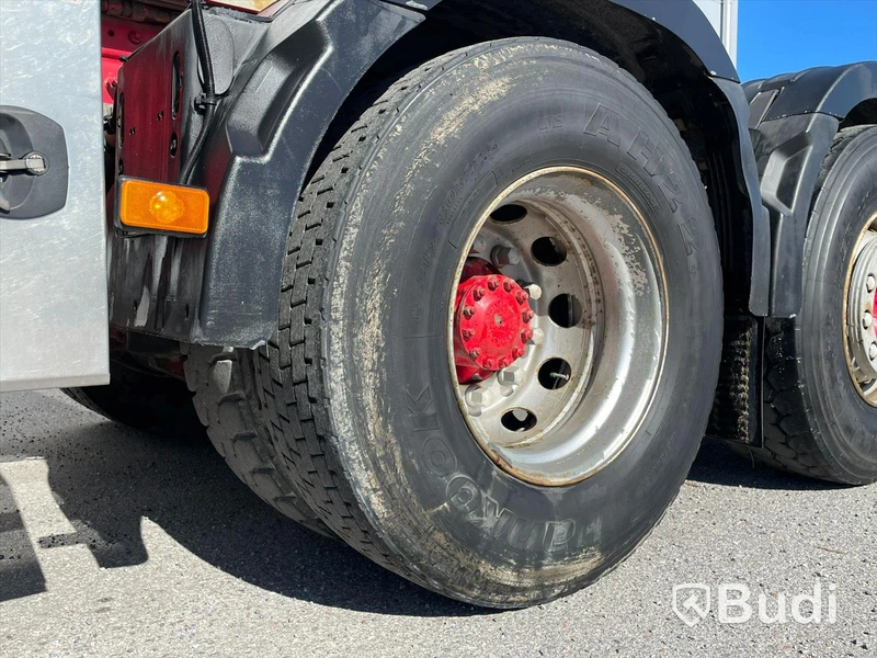 Lastbil Volvo FM 450 Lastväxlare HIAB med Drag