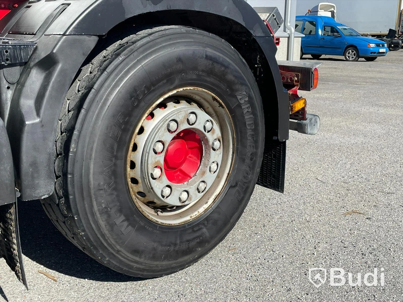 Lastbil Volvo FM 450 Lastväxlare HIAB med Drag