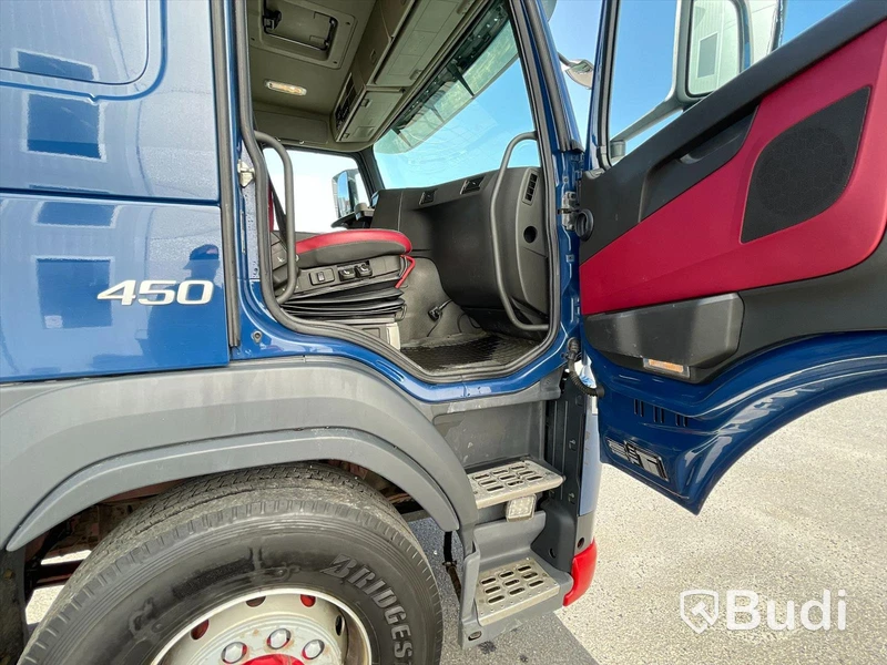 Lastbil Volvo FM 450 Lastväxlare HIAB med Drag