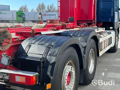 Lastbil Volvo FM 450 Lastväxlare HIAB med Drag