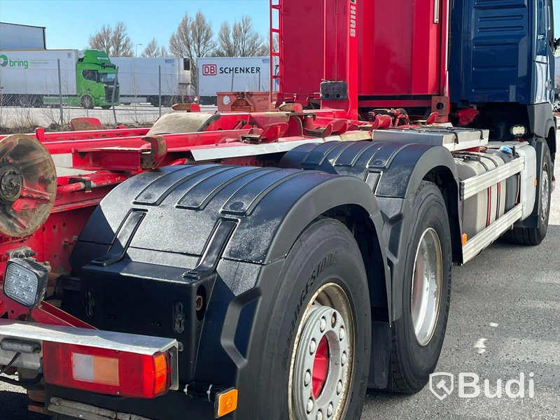 Lastbil Volvo FM 450 Lastväxlare HIAB med Drag