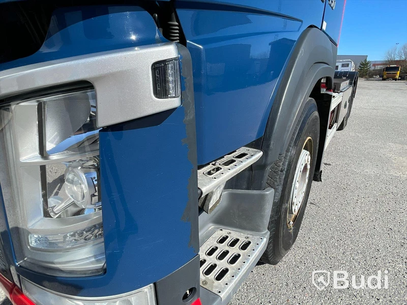 Lastbil Volvo FM 450 Lastväxlare HIAB med Drag