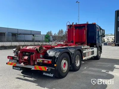 Lastbil Volvo FM 450 Lastväxlare HIAB med Drag
