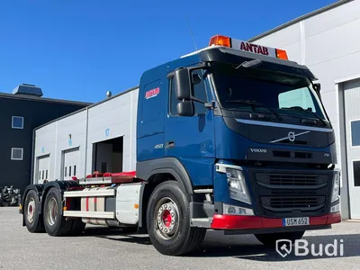 Lastbil Volvo FM 450 Lastväxlare HIAB med Drag