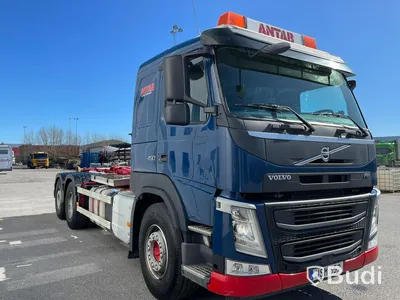 Lastbil Volvo FM 450 Lastväxlare HIAB med Drag