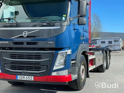 Lastbil Volvo FM 450 Lastväxlare HIAB med Drag